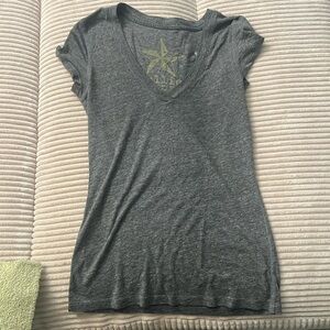 Gray v neck short sleeve from pacsun